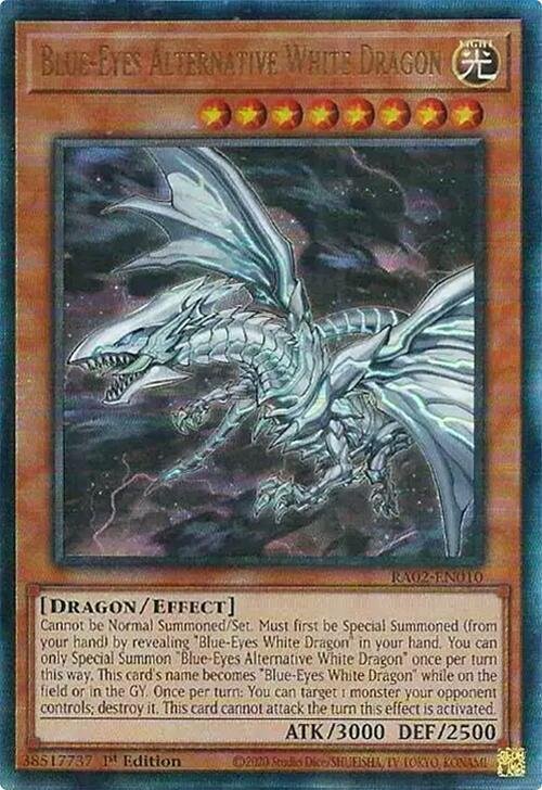 Blue-Eyes Alternative White Dragon - RA02-EN010 (Ultimate Rare)