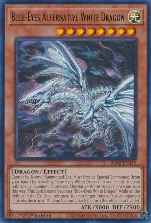 Blue-Eyes Alternative White Dragon - RA02-EN010 (Super Rare)