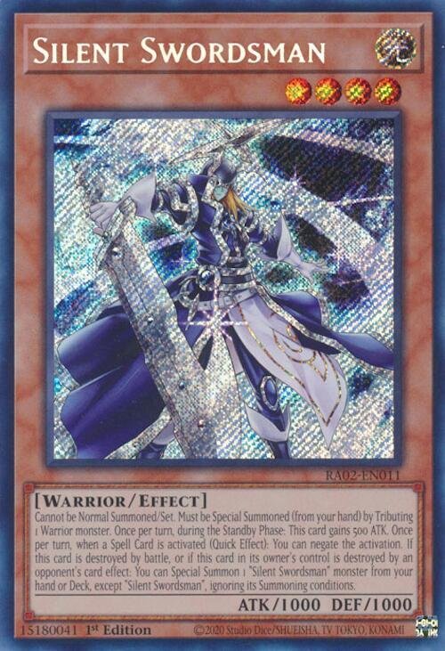 Silent Swordsman - RA02-EN011 (Secret Rare)