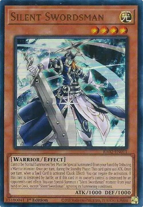 Silent Swordsman - RA02-EN011 (Ultra Rare)