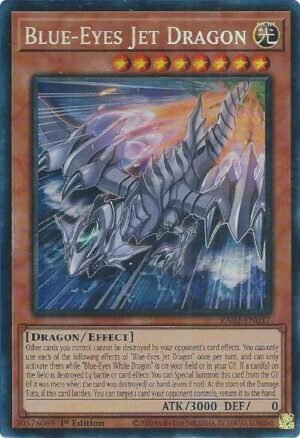 Blue-Eyes Jet Dragon - RA02-EN017 (Prismatic Collector's Rare)