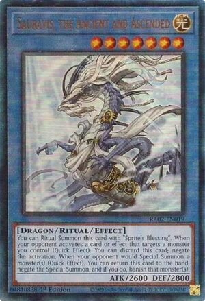 Sauravis, the Ancient and Ascended - RA02-EN019 (Ultimate Rare)