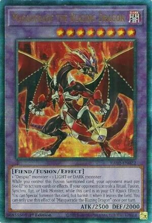 Masquerade the Blazing Dragon - RA02-EN022 (Ultimate Rare)
