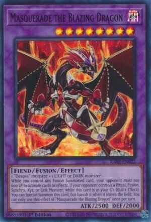 Masquerade the Blazing Dragon - RA02-EN022 (Super Rare)