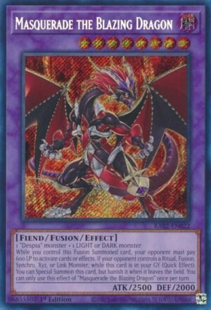 Masquerade the Blazing Dragon - RA02-EN022 (Secret Rare)