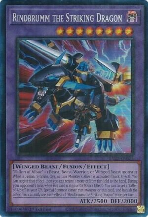 Rindbrumm the Striking Dragon - RA02-EN025 (Prismatic Collector's Rare)