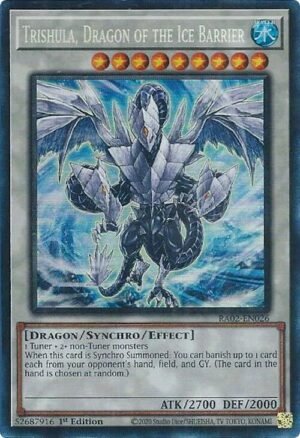 Trishula, Dragon of the Ice Barrier - RA02-EN026 (Prismatic Collector's Rare)