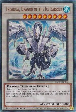 Trishula, Dragon of the Ice Barrier - RA02-EN026 (Ultimate Rare)