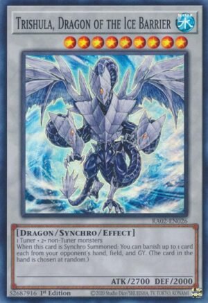 Trishula, Dragon of the Ice Barrier - RA02-EN026 (Super Rare)