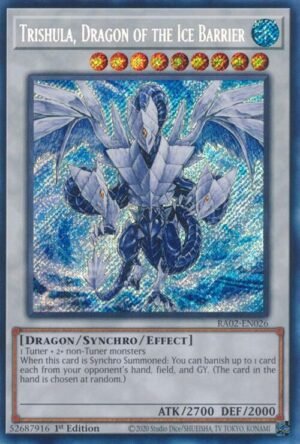 Trishula, Dragon of the Ice Barrier - RA02-EN026 (Secret Rare)