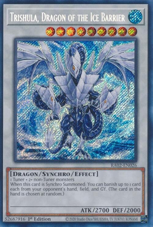 Trishula, Dragon of the Ice Barrier - RA02-EN026 (Secret Rare)