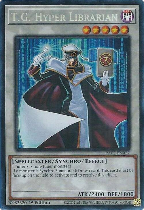 T.G. Hyper Librarian - RA02-EN027 (Prismatic Collector's Rare)