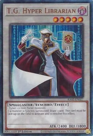 T.G. Hyper Librarian - RA02-EN027 (Ultimate Rare)
