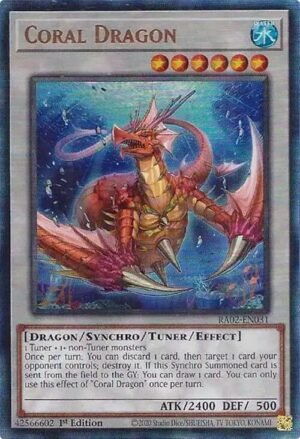 Coral Dragon - RA02-EN031 (Ultimate Rare)