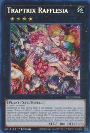 Traptrix Rafflesia - RA02-EN034 (Secret Rare)