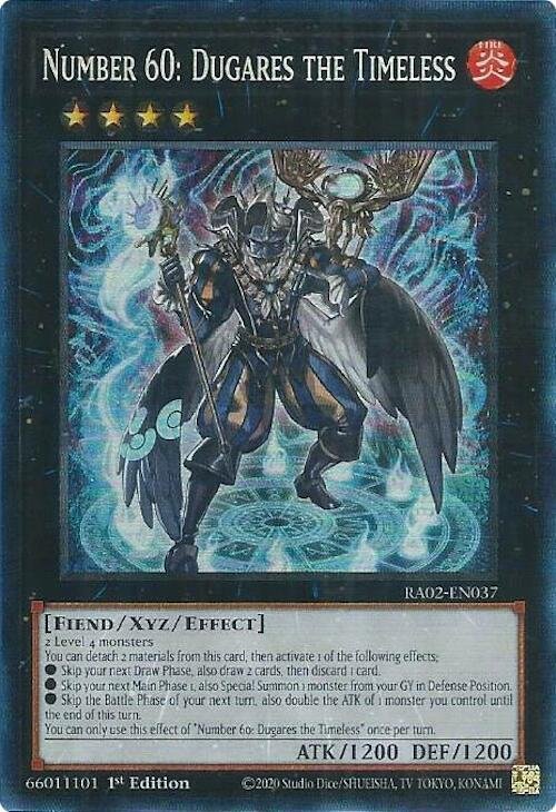 Number 60: Dugares the Timeless - RA02-EN037 (Prismatic Collector's Rare)