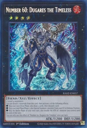 Number 60: Dugares the Timeless - RA02-EN037 (Secret Rare)