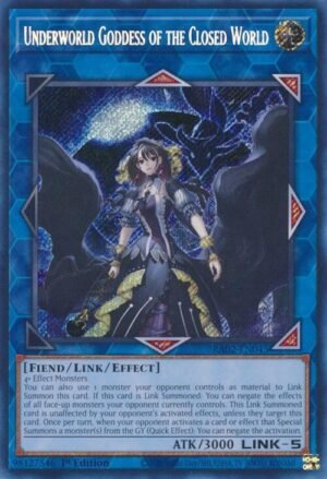 Underworld Goddess of the Closed World - RA02-EN045 (Secret Rare)