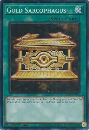 Gold Sarcophagus - RA02-EN052 (Prismatic Collector's Rare)