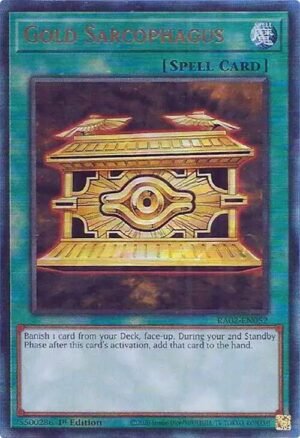 Gold Sarcophagus - RA02-EN052 (Ultimate Rare)
