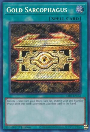 Gold Sarcophagus - RA02-EN052 (Secret Rare)