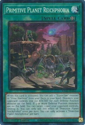Primitive Planet Reichphobia - RA02-EN067 (Prismatic Collector's Rare)