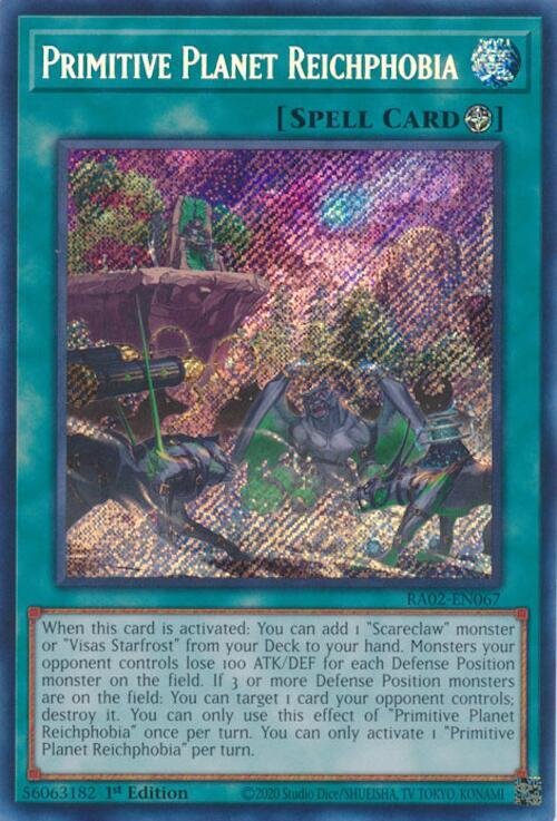Primitive Planet Reichphobia - RA02-EN067 (Secret Rare)