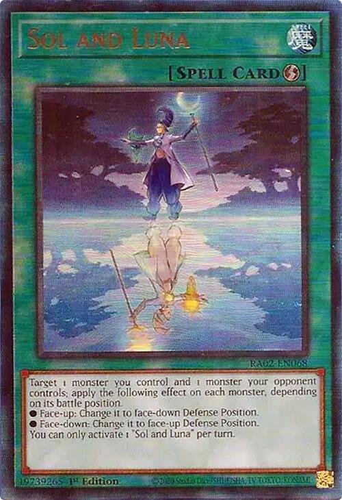 Sol and Luna - RA02-EN068 (Ultimate Rare)