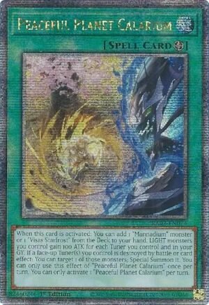 Peaceful Planet Calarium - RA02-EN074 (Quarter Century Secret Rare)