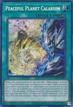 Peaceful Planet Calarium - RA02-EN074 (Secret Rare)