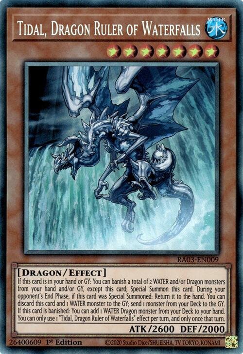 Tidal, Dragon Ruler of Waterfalls - RA03-EN009 (Prismatic Collector's Rare)