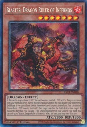 Blaster, Dragon Ruler of Infernos - RA03-EN010 (Prismatic Collector's Rare)