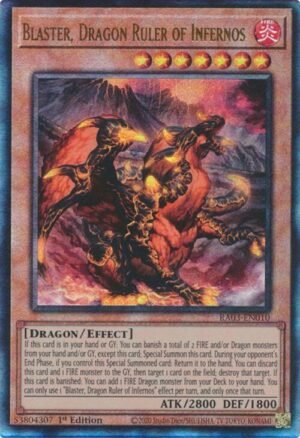 Blaster, Dragon Ruler of Infernos - RA03-EN010 (Ultimate Rare)
