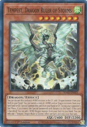 Tempest, Dragon Ruler of Storms - RA03-EN011 (Super Rare)