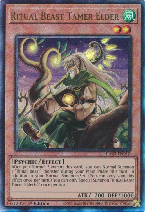 Ritual Beast Tamer Elder - RA03-EN012 (Ultimate Rare)
