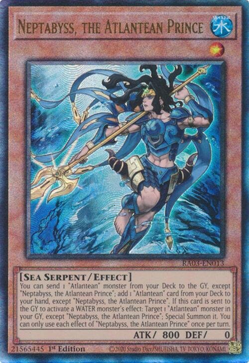 Neptabyss, the Atlantean Prince - RA03-EN013 (Ultimate Rare)