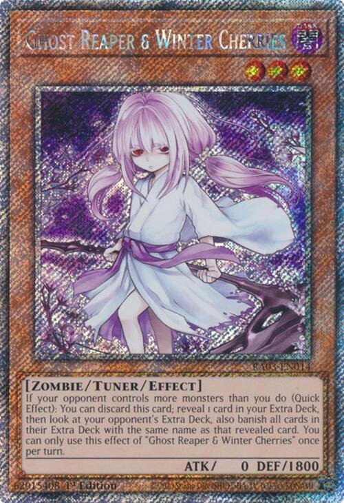 Ghost Reaper & Winter Cherries - RA03-EN014 (Platinum Secret Rare)