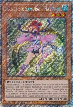 Secret Six Samurai - Hatsume - RA03-EN016 (Platinum Secret Rare)