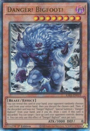 Danger! Bigfoot! ALT - RA03-EN019 (Ultimate Rare)