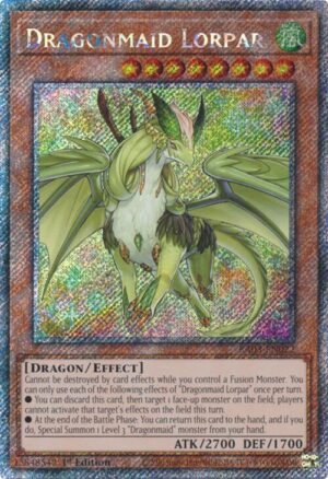 Dragonmaid Lorpar - RA03-EN022 (Platinum Secret Rare)