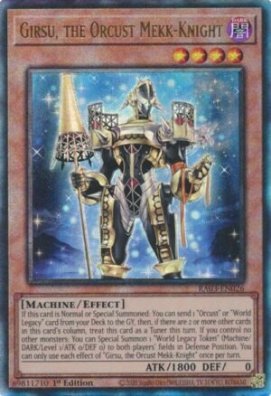 Girsu, the Orcust Mekk-Knight - RA03-EN026 (Ultimate Rare)