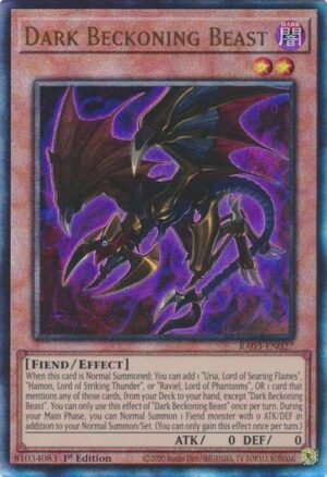 Dark Beckoning Beast - RA03-EN027 (Ultimate Rare)