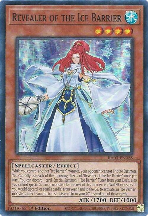 Revealer of the Ice Barrier - RA03-EN028 (Super Rare)