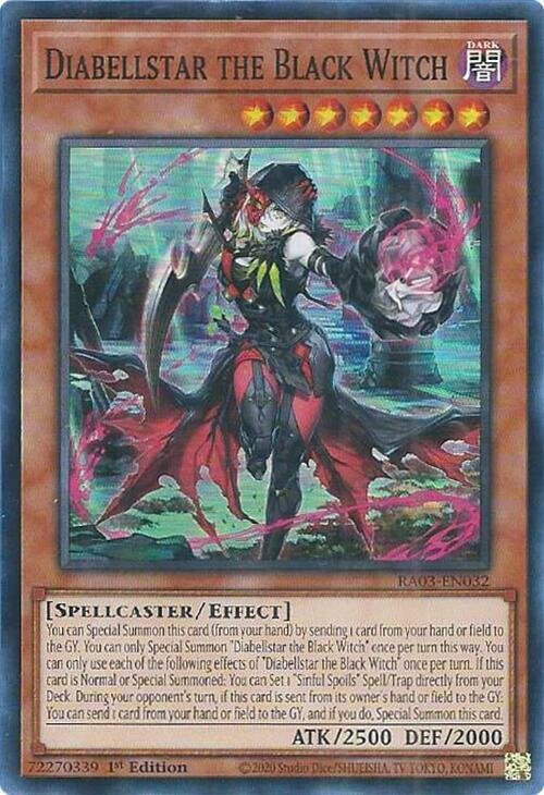 Diabellstar the Black Witch - RA03-EN032 (Super Rare)