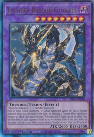 Thunder Dragon Colossus - RA03-EN036 (Ultimate Rare)