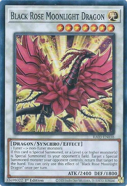 Black Rose Moonlight Dragon - RA03-EN038 (Super Rare)