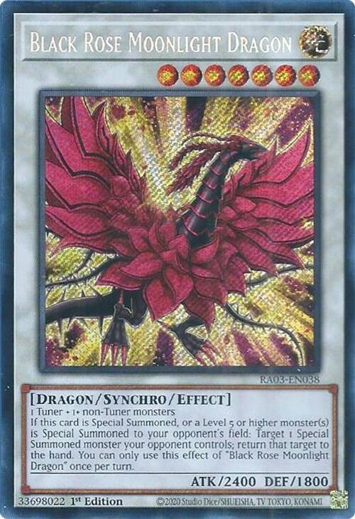 Black Rose Moonlight Dragon - RA03-EN038 (Secret Rare)