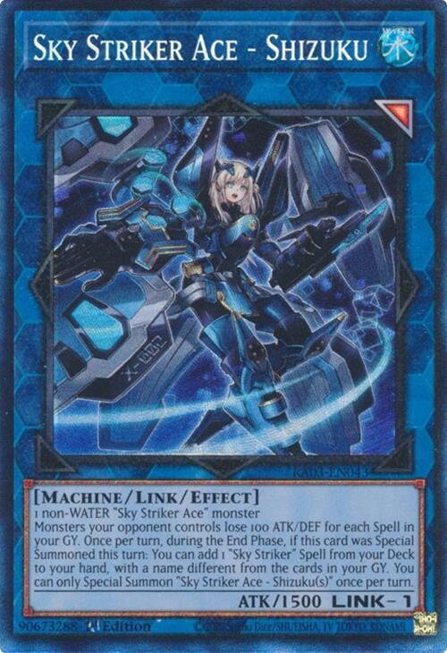 Sky Striker Ace - Shizuku - RA03-EN043 (Prismatic Collector's Rare)