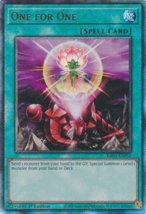 One for One ART - RA03-EN056 (Ultimate Rare)