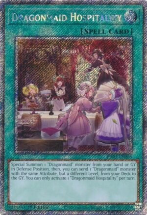 Dragonmaid Hospitality - RA03-EN068 (Platinum Secret Rare)